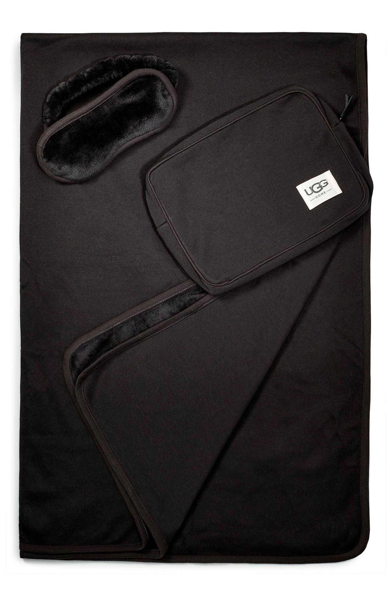 UGG® Duffield Eye Mask, Pouch & Blanket Travel Set Nordstrom