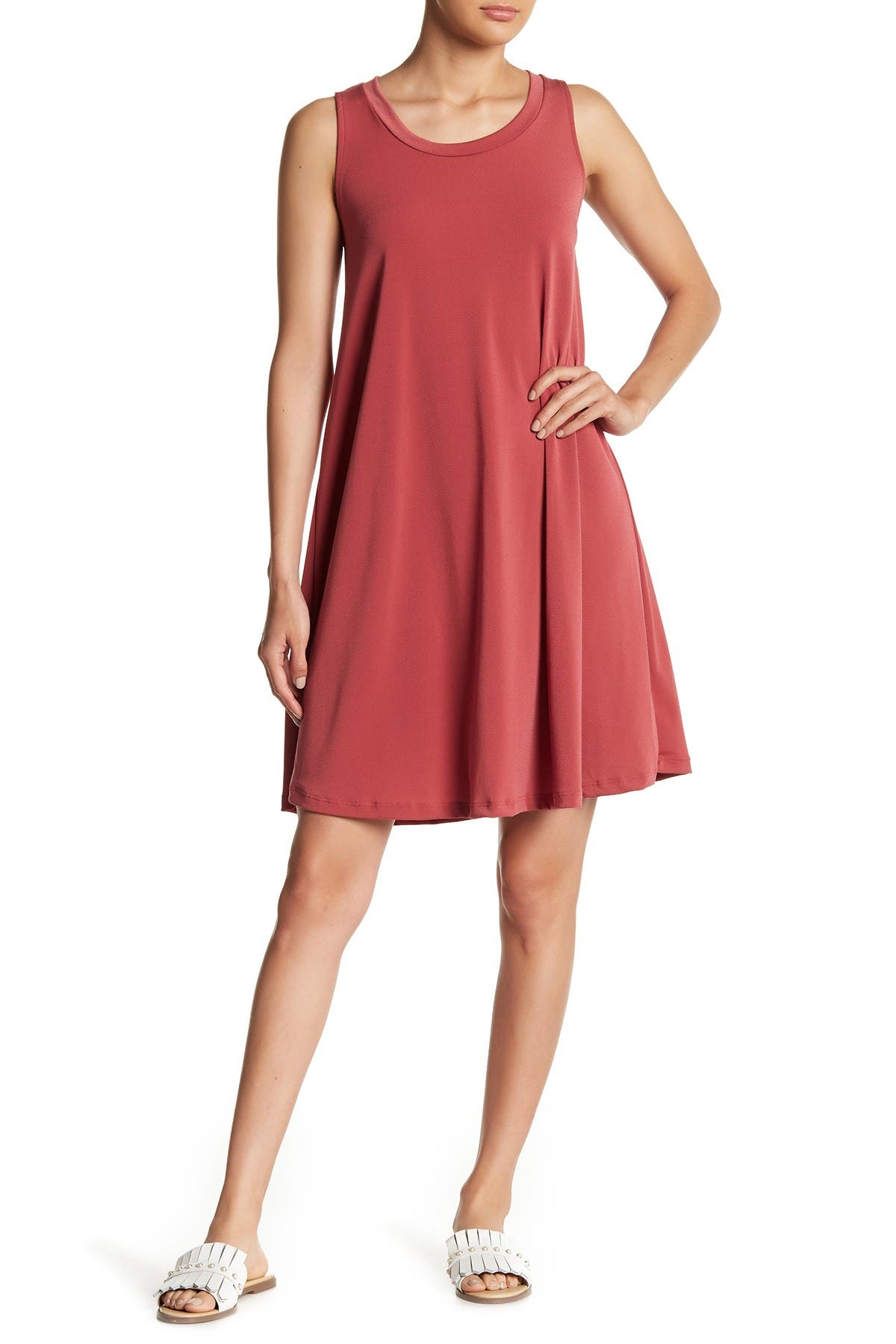abound sleeveless swing dress