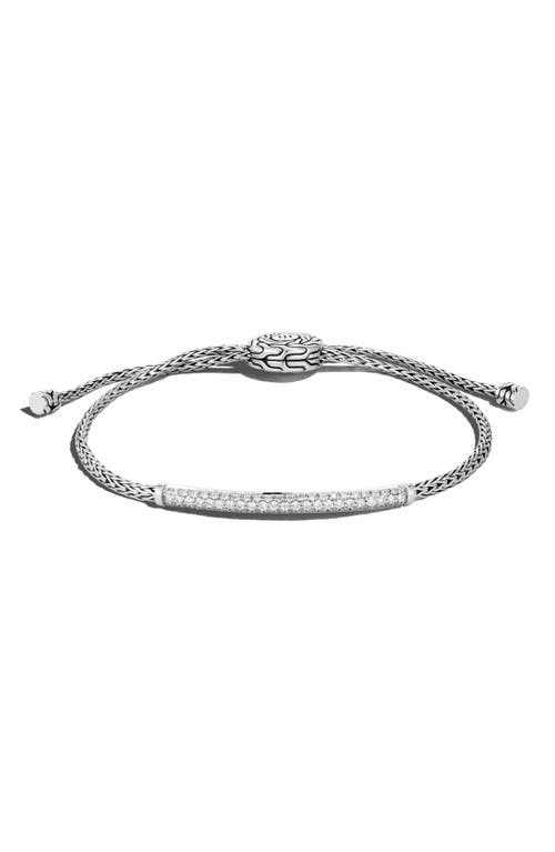 Shop John Hardy Classic Chain Pull Through Bracelet In Silver