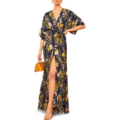 Reformation Winslow Maxi Dress, Blue