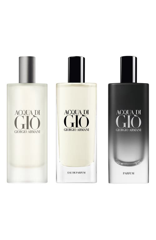 (3) THREE - shops Giorgio Armani Acqua Di Gio 3.4oz FULL SIZE