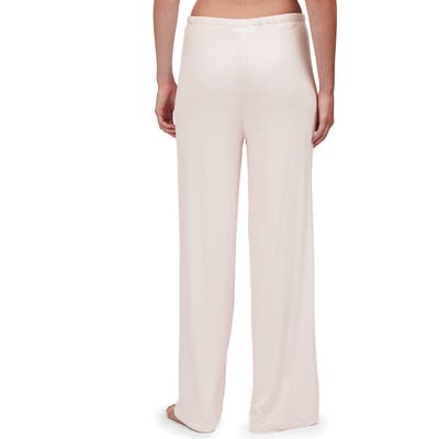 The White Company Wide Leg Pajama Pants, Pink