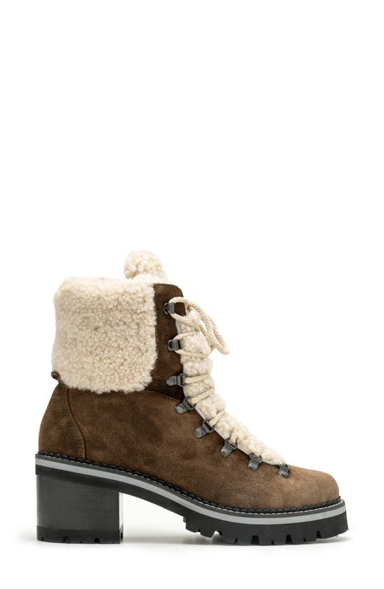 La Montelliana Ninfea Water Resistant Genuine Shearling Boot In Coffee ...