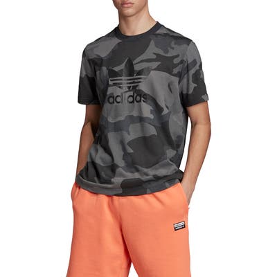 Adidas Originals Camo T-Shirt, Grey