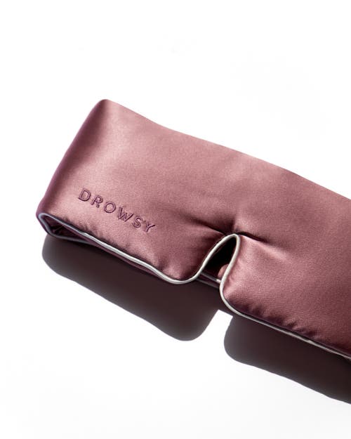 Drowsy Sleep Co . Pipe Dreams Sleep Masks In Damask Rose