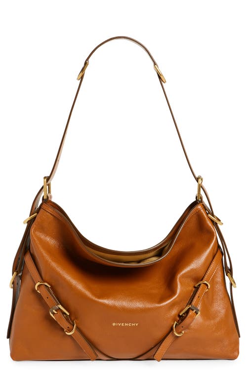 Givenchy Medium Voyou Leather Hobo Bag in Soft Tan at Nordstrom