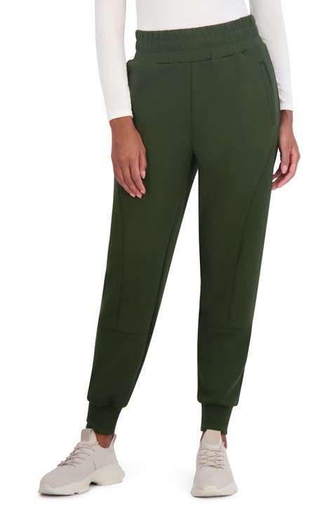me Women's Tie Waist Pants - Sage Green - Size 8