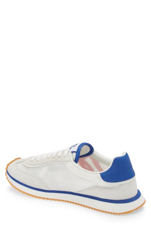 Shop Dolce & Gabbana Dolce&gabbana Aria Sneaker In White/electric Blue/red