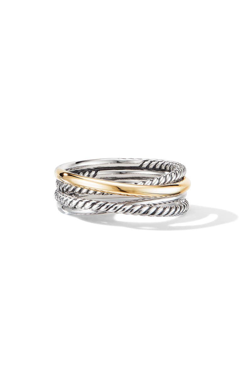 David Yurman Crossover Narrow Ring with 18K Gold | Nordstrom