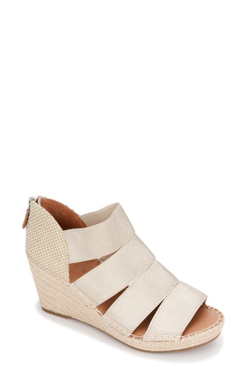 Gentle Souls Signature Charli Strappy Wedge Sandal in Ice