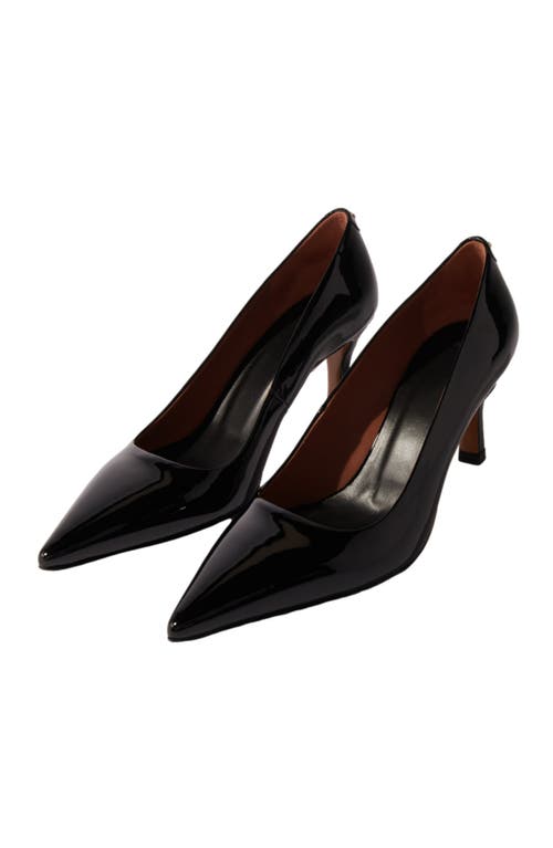 MAJE MAJE LEATHER PUMPS WITH POINTED TOES