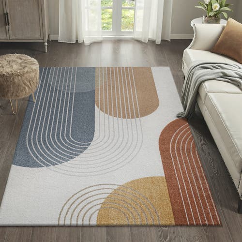 Jonathan Y Arches Contemporary Minimalist Machine-washable Area Rug In Multi