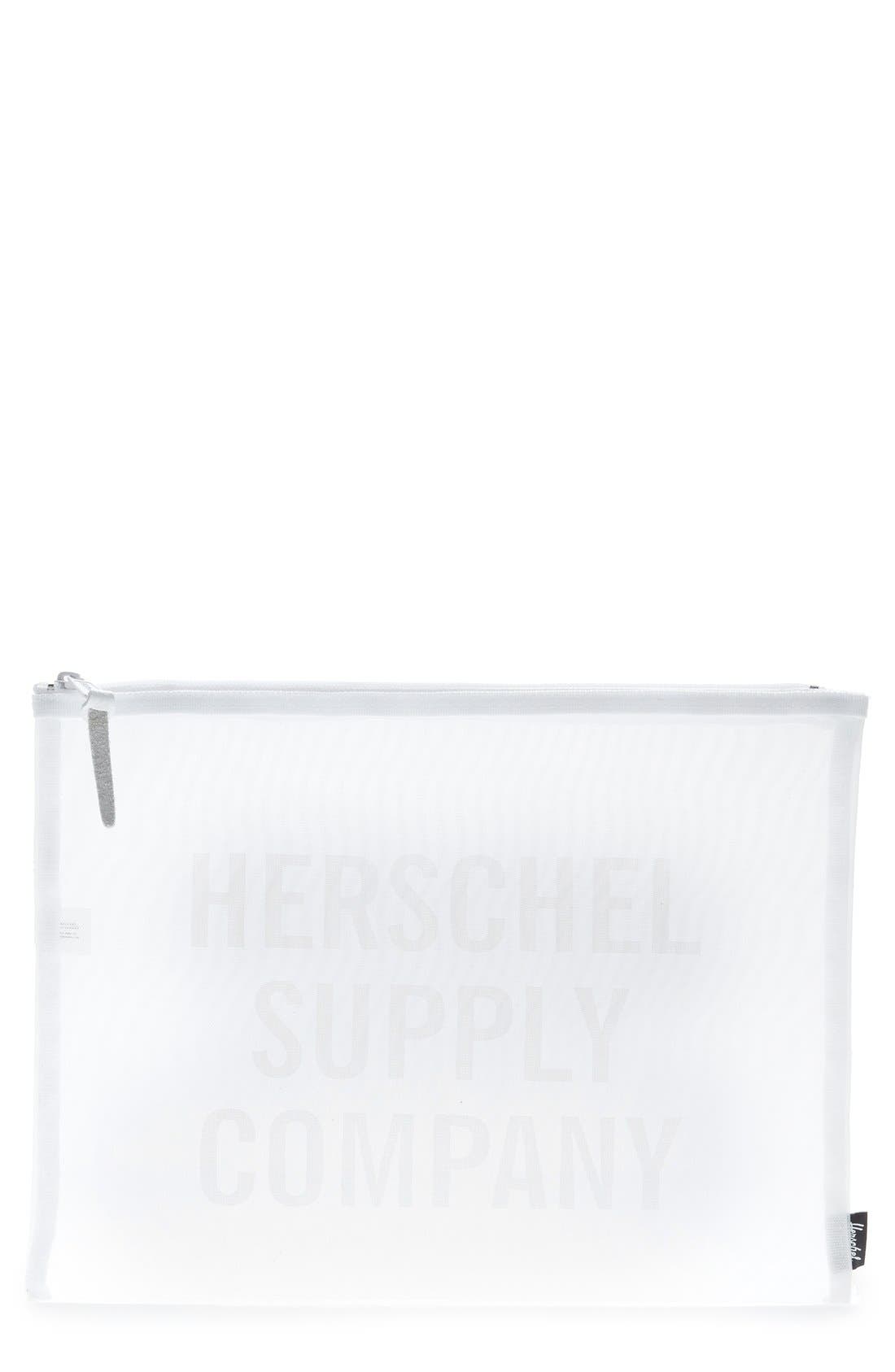 herschel mesh pouch