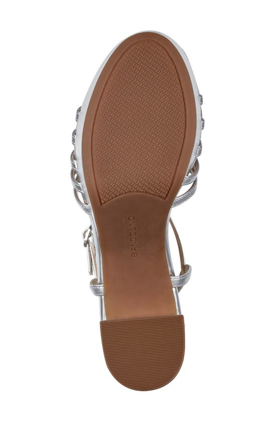 Shop Bandolino Paolar Platform Sandal In Silver