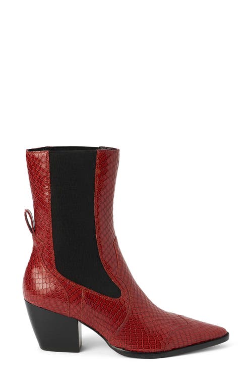 MATISSE MATISSE KEITH LIZARD EMBOSSED CHELSEA BOOT 