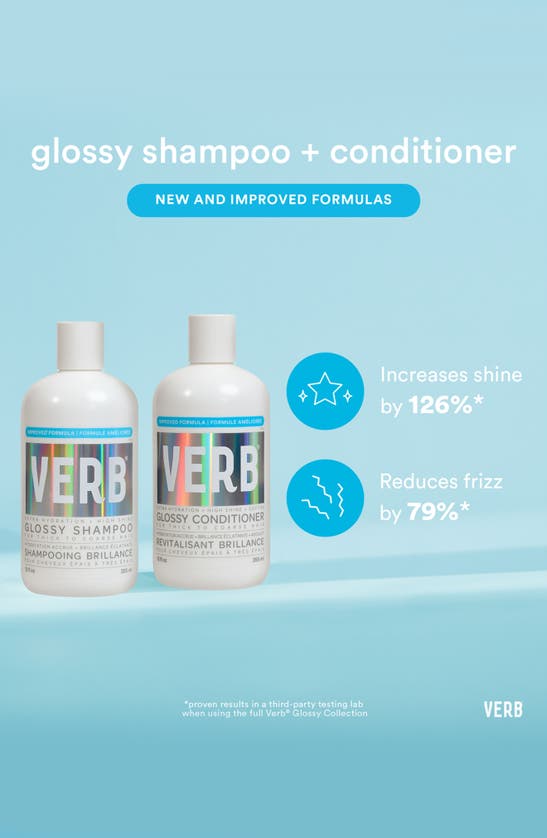Verb Moisturizing Glossy Conditioner For Dry, Dull Hair 12 oz