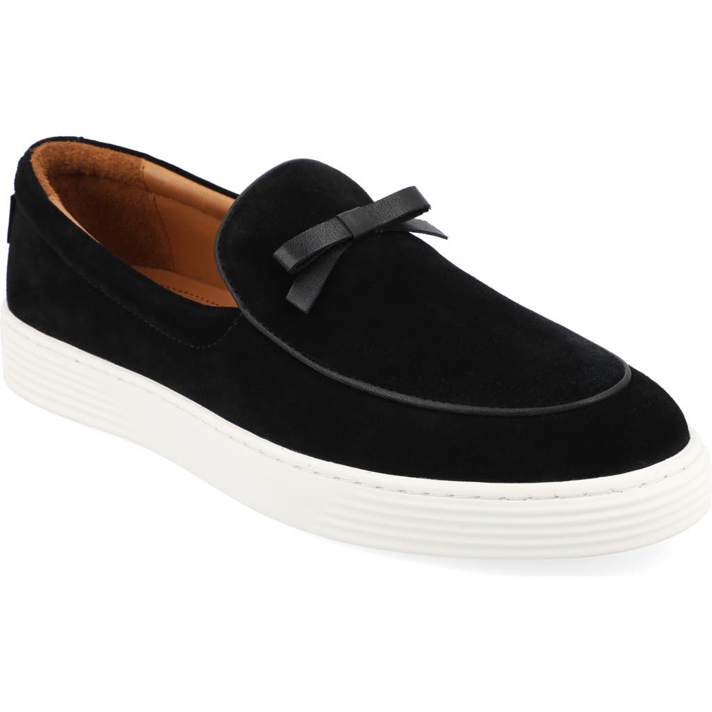 Shop Taft 365 Suede Loafer In Black