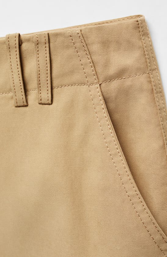 Mango Wide Leg Pants In Beige