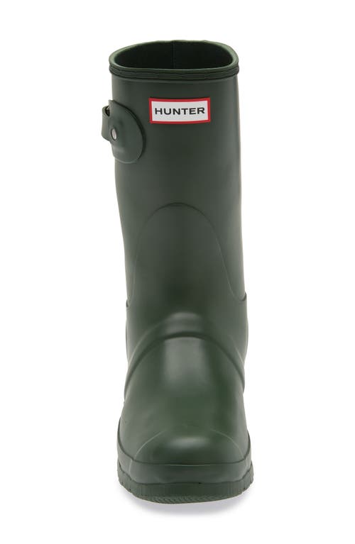 Hunter Original Waterproof Rain Boot In Green