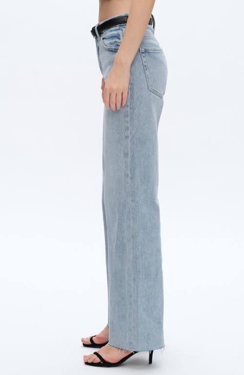 Shop Bayeas Kala High Waist Wide Leg Jeans In Sparkle