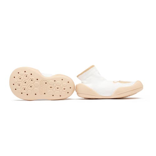 Komuello Toddler Sock Shoes In Light Beige