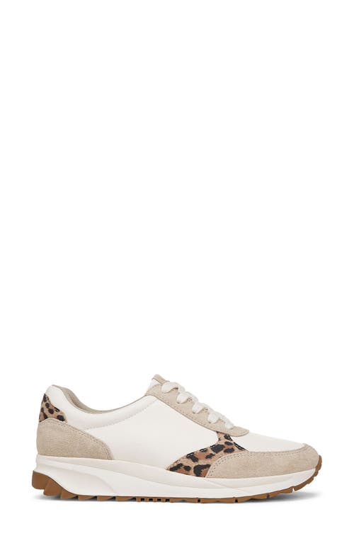 Naturalizer Shay Sneaker In Warm White/leopard