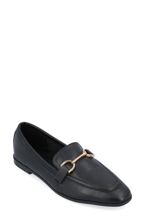 Shop Journee Collection Mizza Horsebit Flat In Black