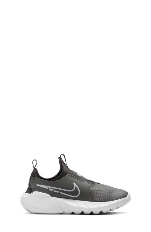 Shop Nike Flex Runner 2 Slip-on Running Shoe In Pewter/white/ash