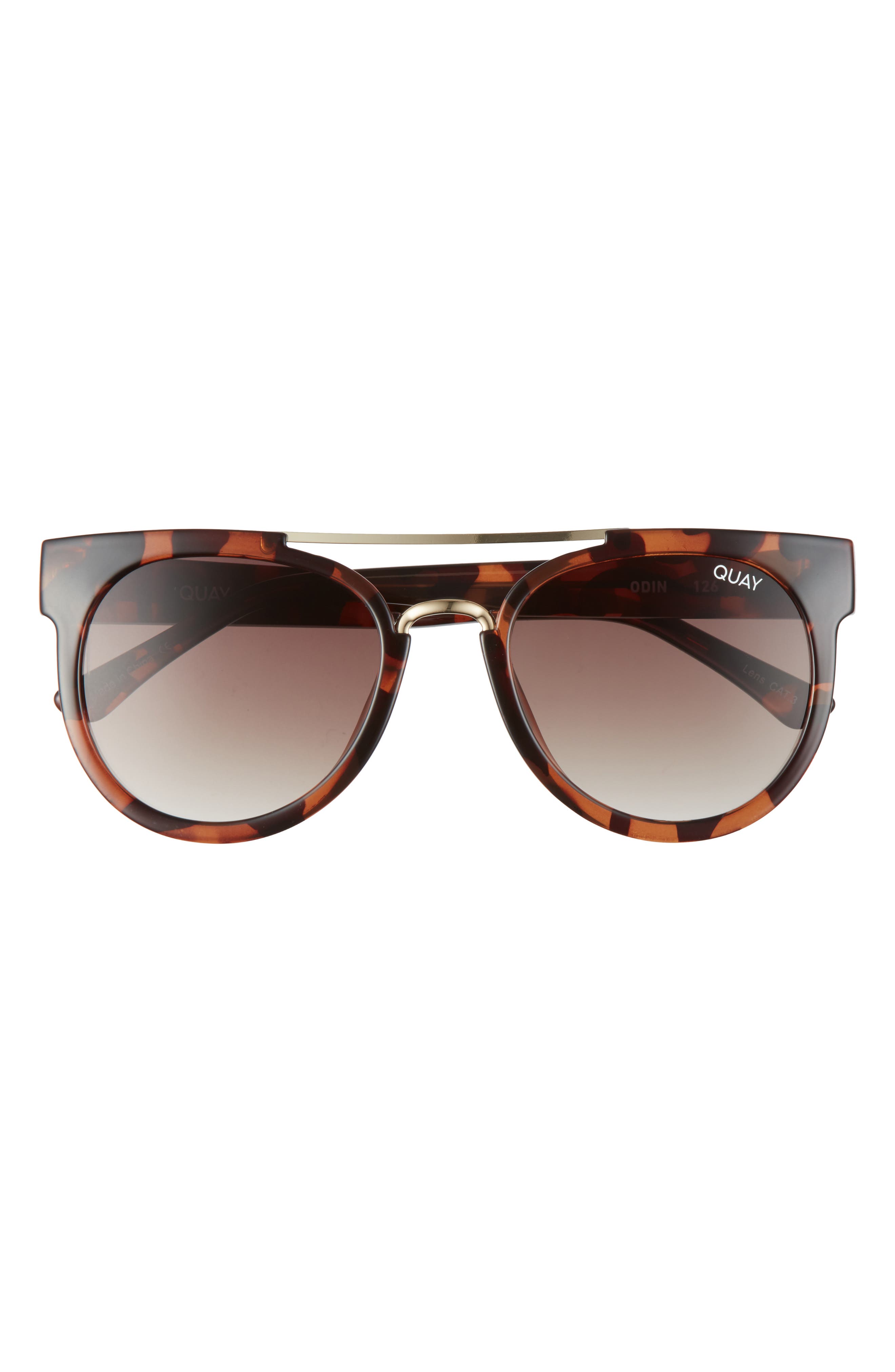 quay odin 55mm round sunglasses