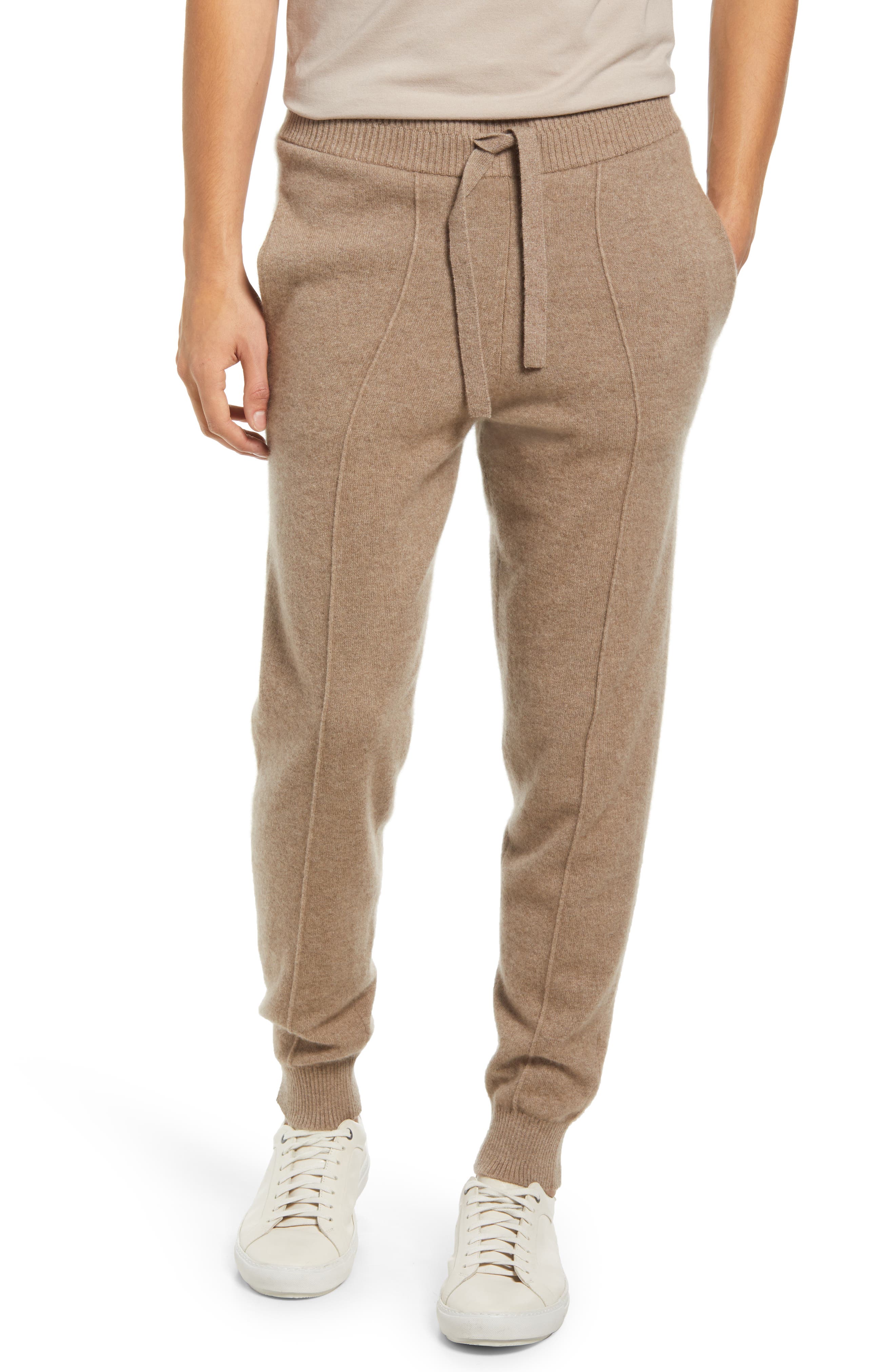 mens cashmere jogger pants