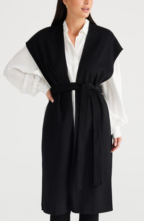 Shop Brave + True Brave+true Darcy Cape Vest In Black