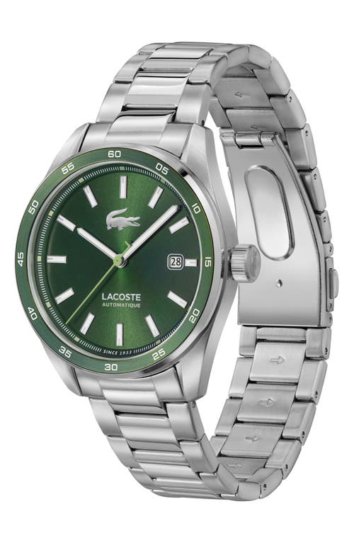 Shop Lacoste Boston Automatique Bracelet Watch, 40mm In Green