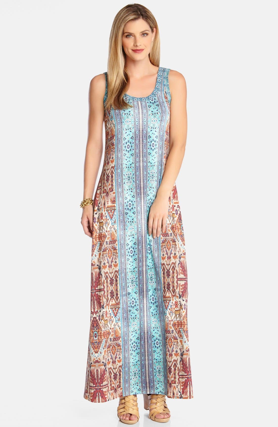 Karen Kane 'Baja' Print Maxi Dress Nordstrom