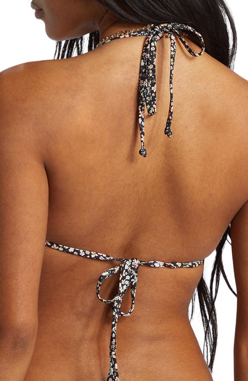 BILLABONG BILLABONG COVE REVERSIBLE MULTIPLE TRIANGLE BIKINI TOP 