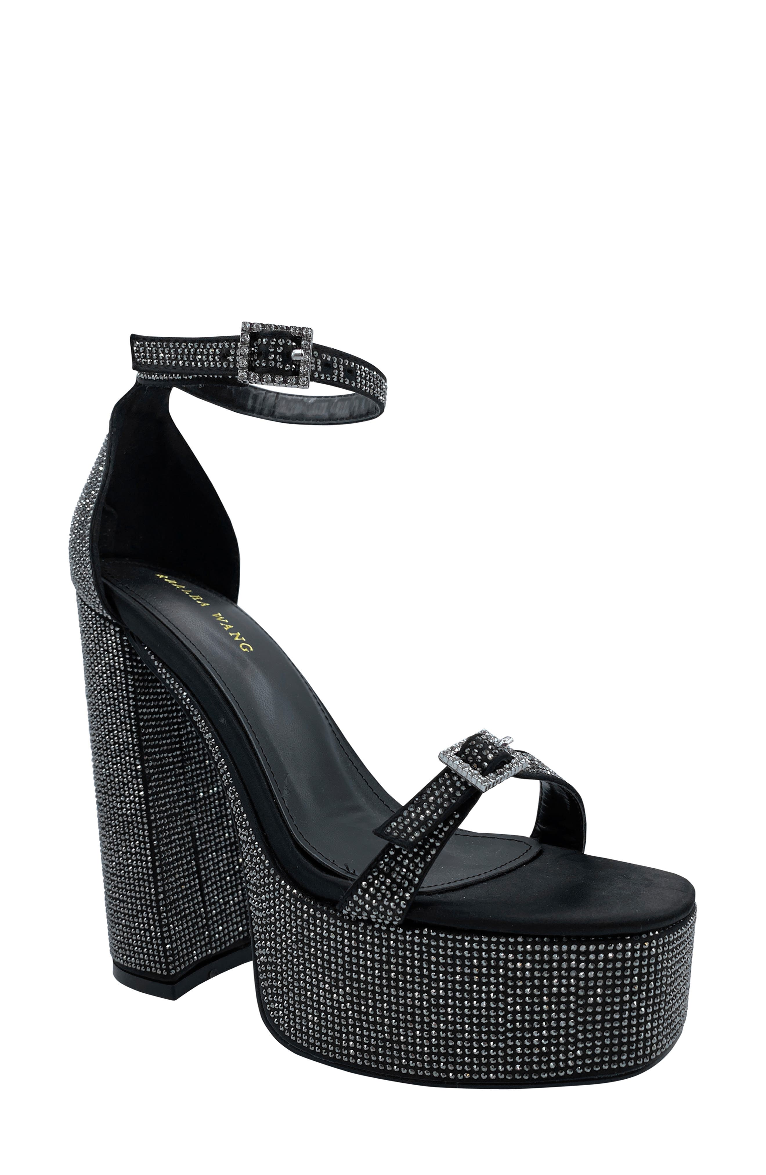 sequin platform shoes