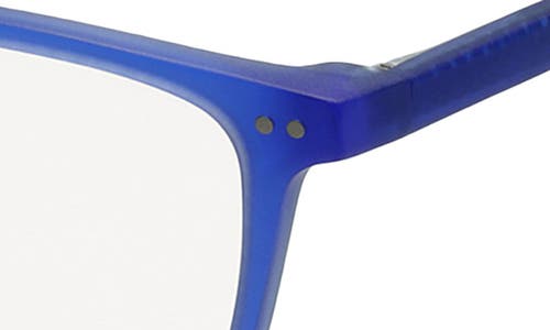 Shop Eyebobs C-suite 51mm Reading Glasses In Blue Crystal/clear