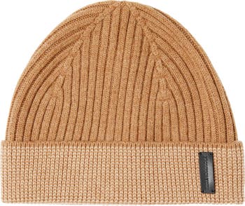 Bruno Magli Cashmere Rib Beanie Nordstrom