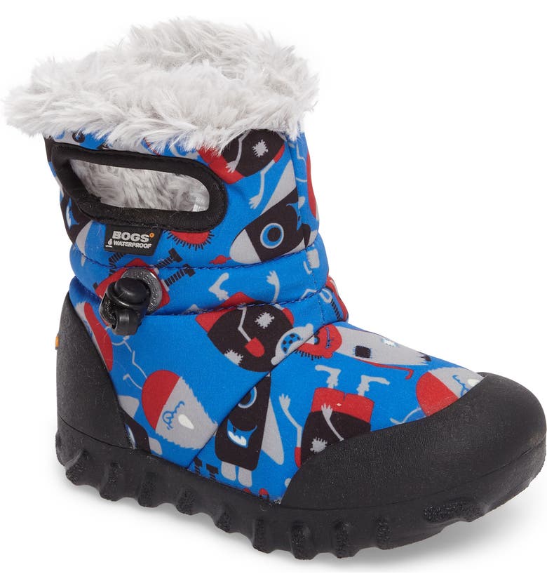 Bogs B Moc Monsters Waterproof Insulated Faux Fur Winter Boot