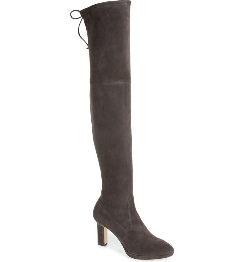 STUART WEITZMAN Ledyland Over the Knee Boot, Main, color, SLATE SUEDE