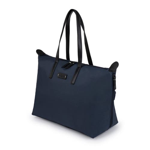 Bugatti Reborn Collection Business Tote Bag In Navy