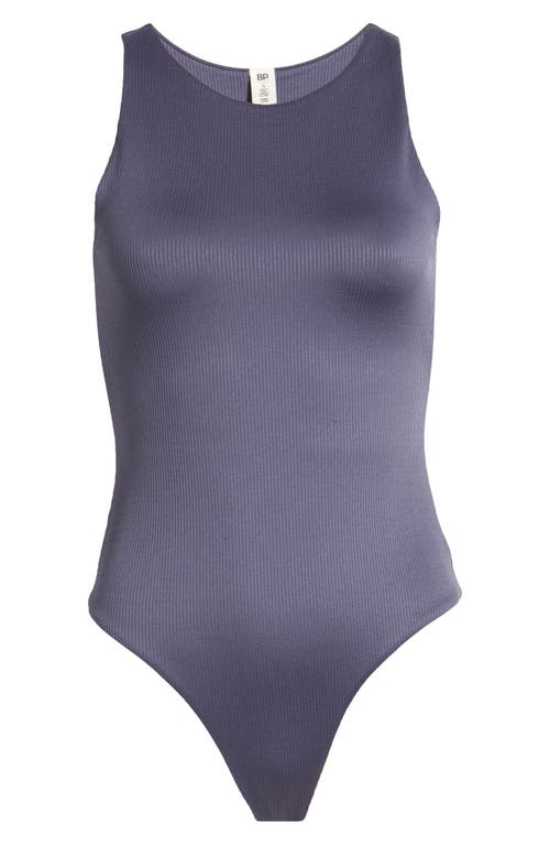 Bp. Butter Tank Bodysuit In Blue Shadow