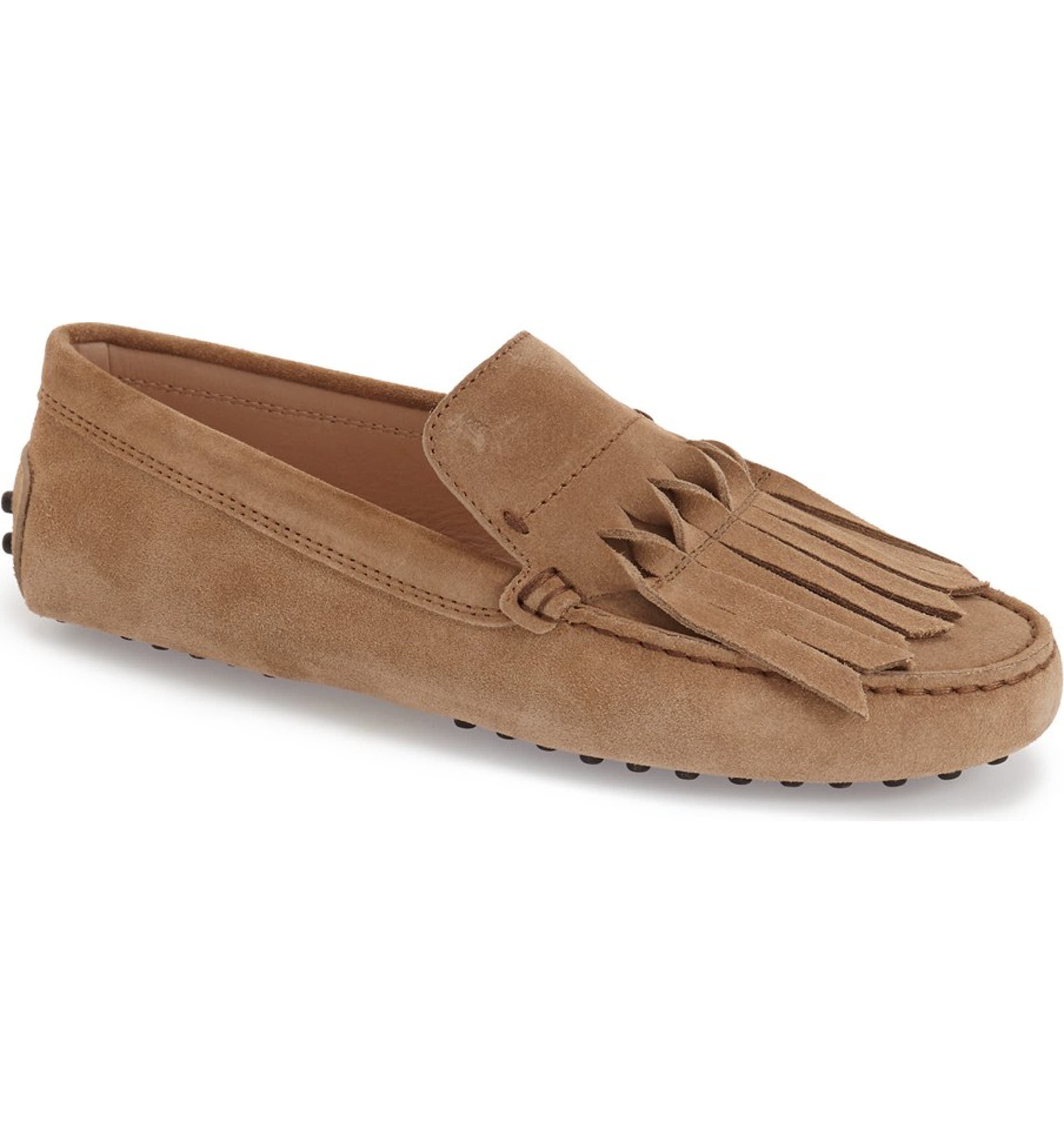 Tod's Fringe Driving Moccasin (Women) | Nordstrom