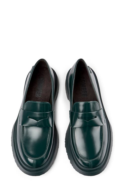 Shop Camper Walden Penny Loafer In Dark Green