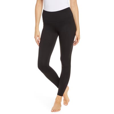 Felina High Waist Pocket Leggings, Black