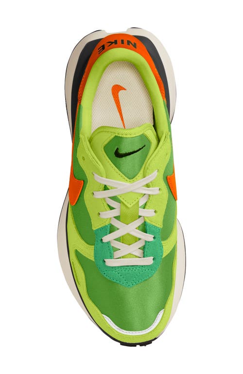 Shop Nike Phoenix Waffle Sneaker In Chlorophyll/orange/green