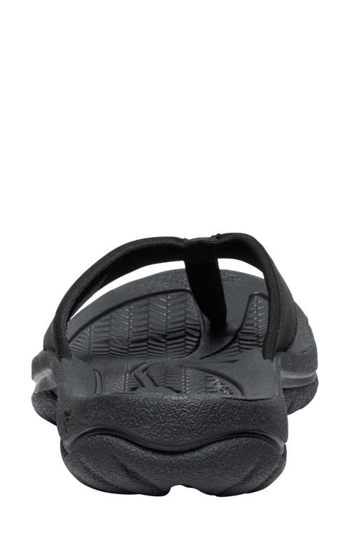 Keen Kona Flip Flop In Black/ Vapor