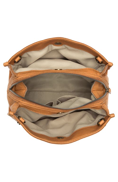 American Leather Co. Lenox Leather Satchel In Cafe Latte Smooth