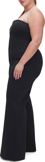 Buy Good American Scuba Plunging Strapless Bodysuit - Black At 69% Off