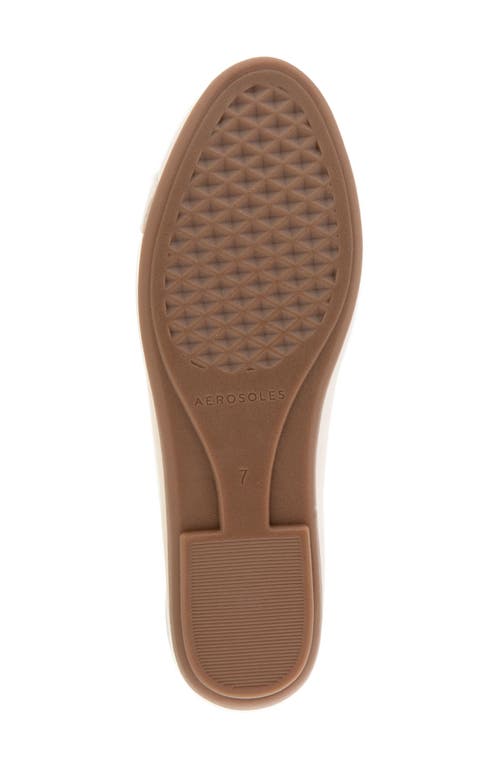 Shop Aerosoles Bentley Ballet Flat In Eggnog
