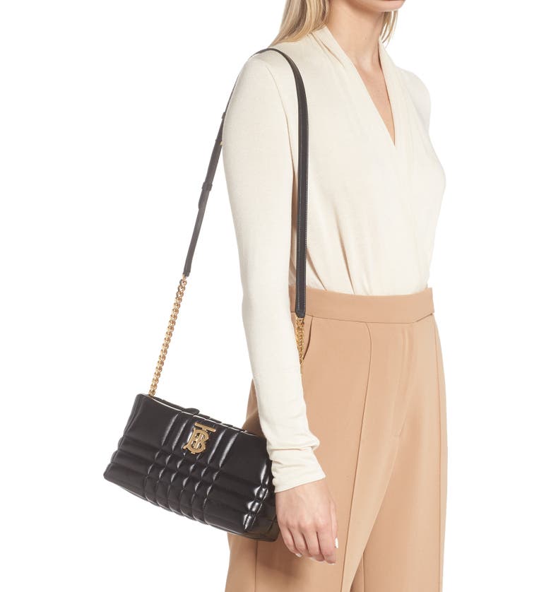Small Lola Quilted Leather Zip Shoulder Bag